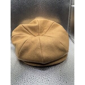 Lot of 5 Jaxon Hats Newsboy Ivy Caps Small Olive Camel Herringbone Navy Flat Cap